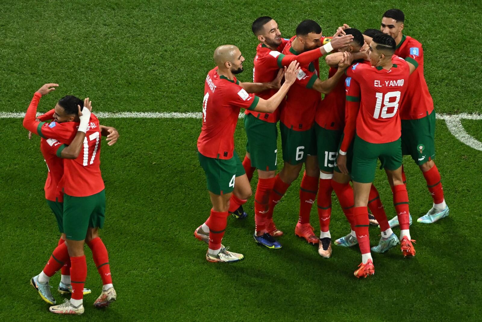 تردد القنوات المفتوحة الناقلة لمباراة المغرب وفرنسا
