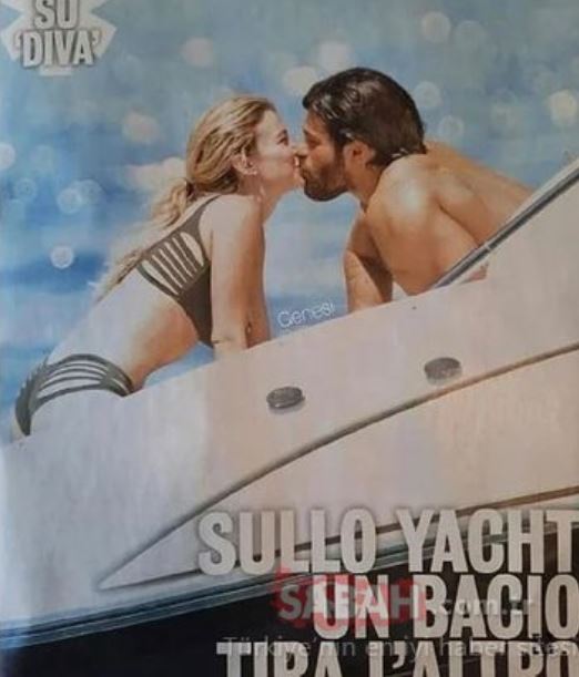 Can Yaman and Diletta Leotta trip vacation bikini Capri Island lake camo