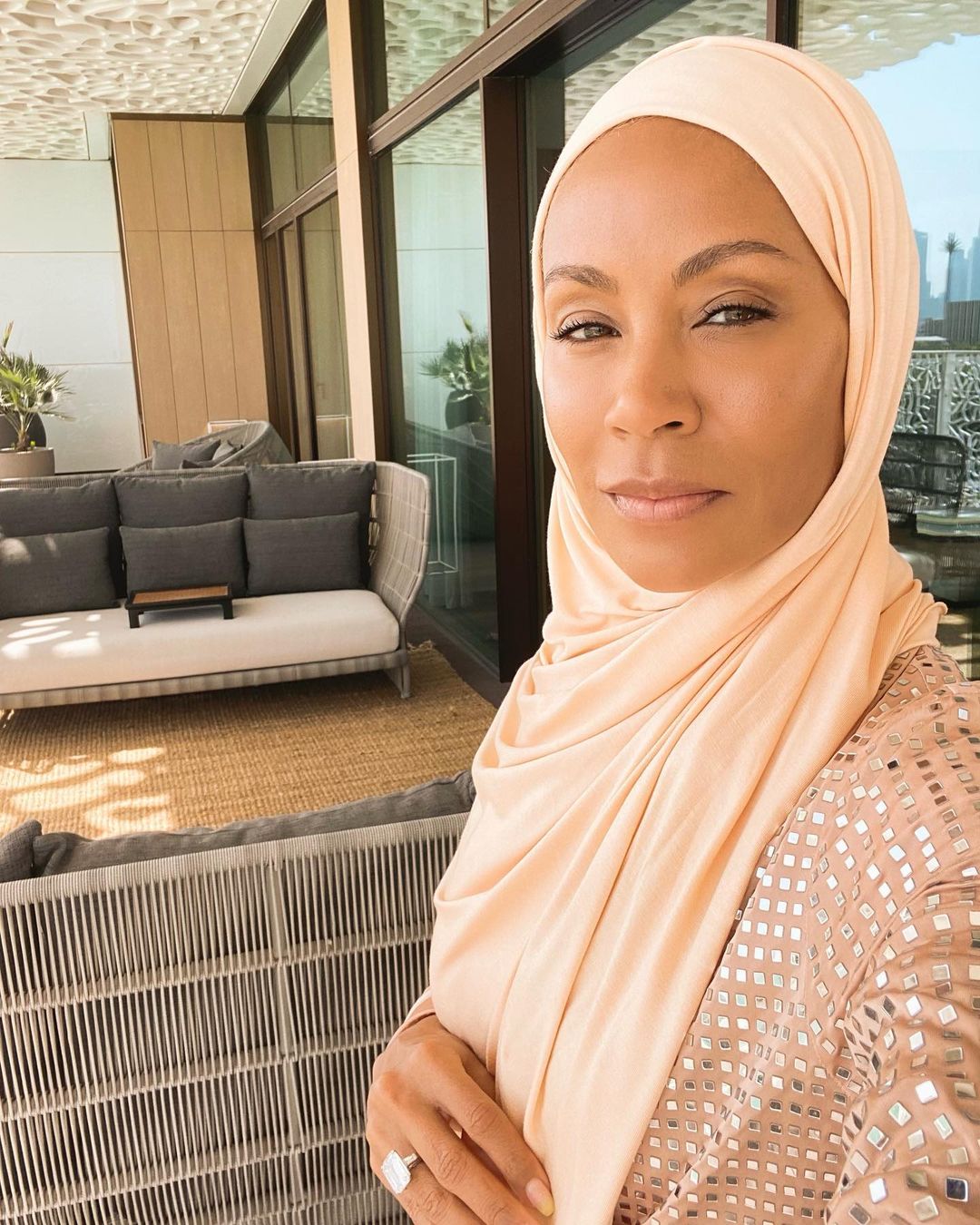 "Jada Pinkett Smith hijab veil ramadan islam muslim converting"