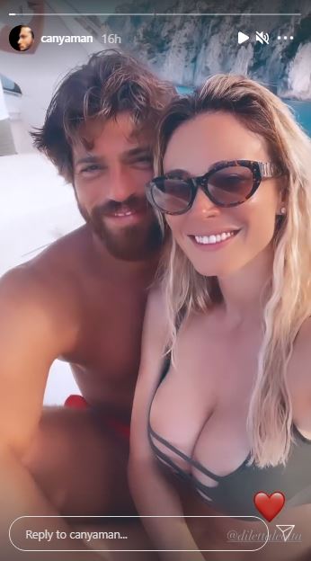 Can Yaman Diletta Leotta bikini Lake Como Capri