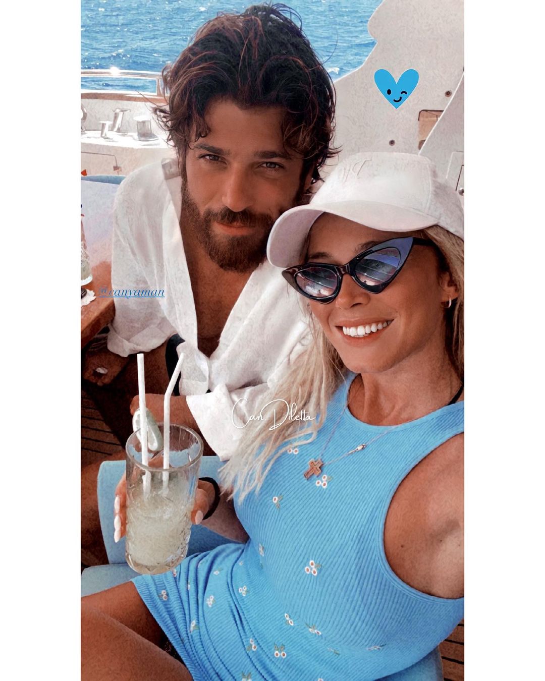rare picture of can yaman and diletta leotta can yaman ve diletta leotta'nın nadir fotoğrafı rara foto di can yaman e diletta leotta