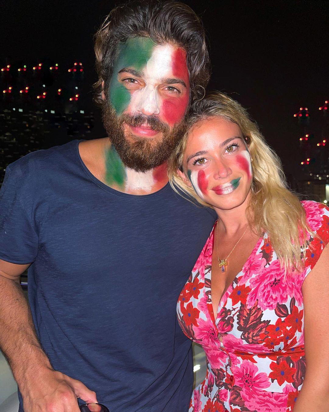 Can Yaman Diletta Leotta Italy victory england UEFA EURO 2020 European Championship