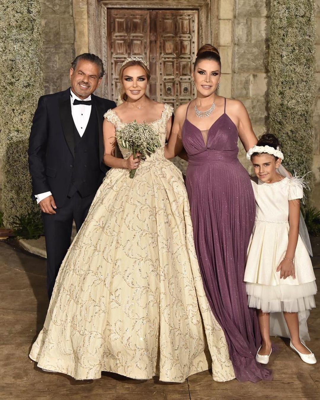 Rola Saad Yahya Khader wedding