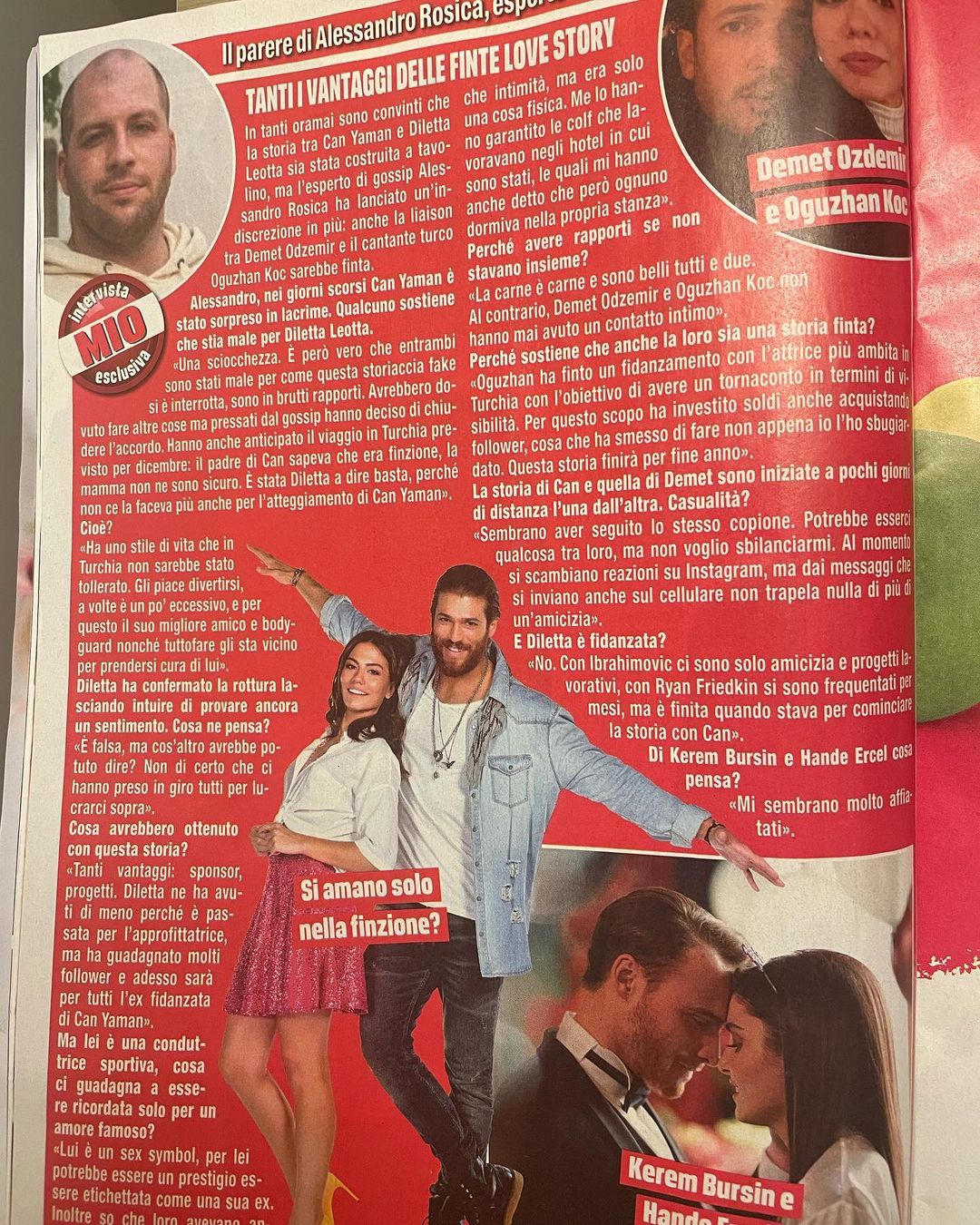 Can Yaman Demet Özdemir Alessandro Rosica Demet Özdemir Oğuzhan Koç