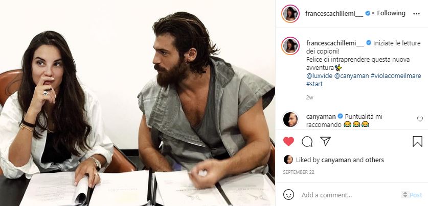 Can Yaman in Love With Francesca Chillemi innamorato di birine aşık olmak Aşk Amore dimenticavo diletta leotta'yı unuttum
