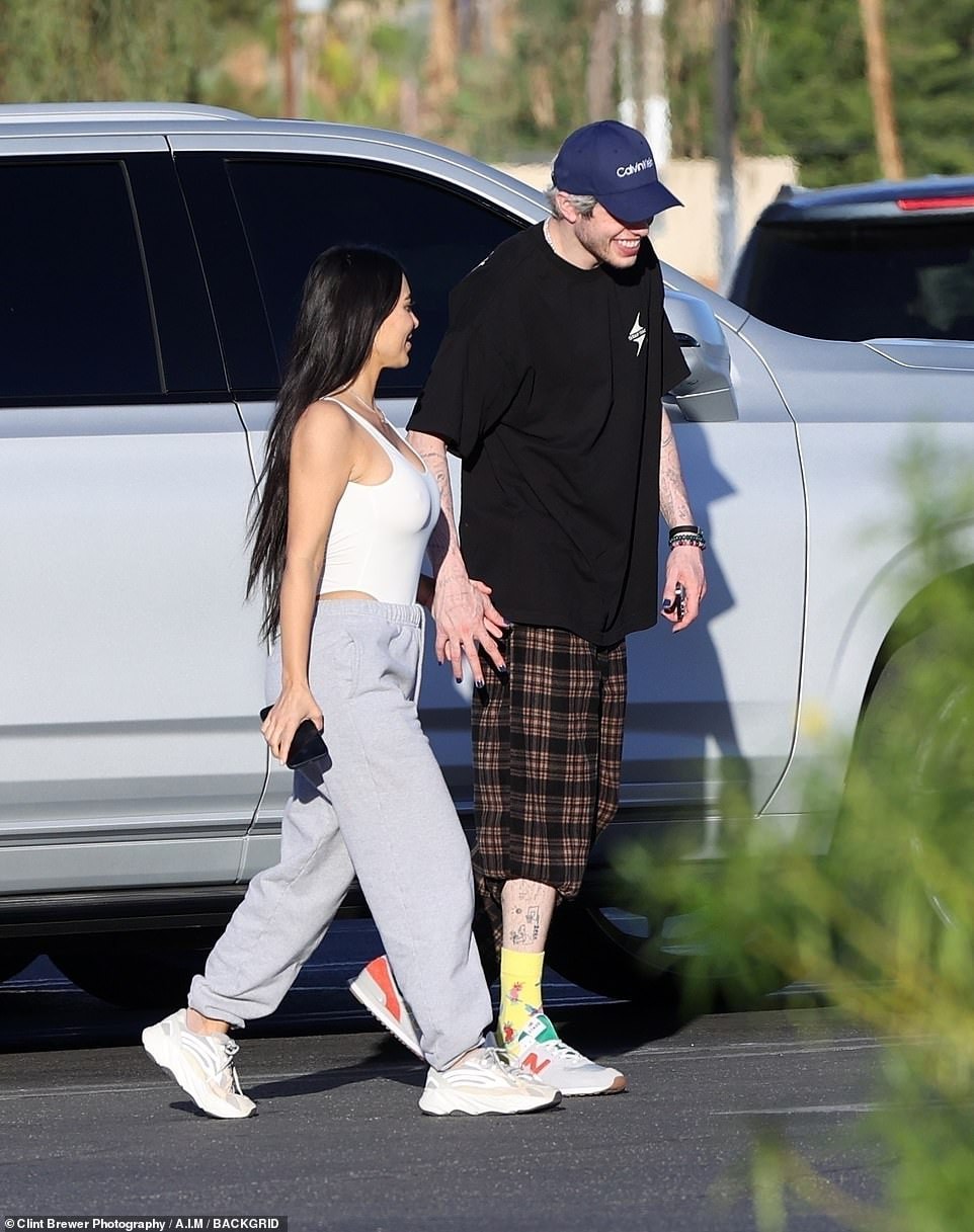rare pictures of Kim Kardashian and Pete Davidson