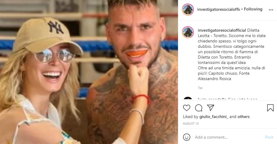 Can Yaman Diletta Leotta Separazione Alessandro Rosica Ayrılma ilişkinin sonu fine di una relazione Daniele Toretto