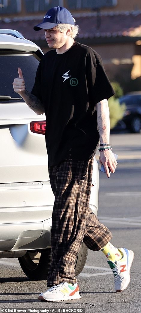 rare pictures of Kim Kardashian and Pete Davidson