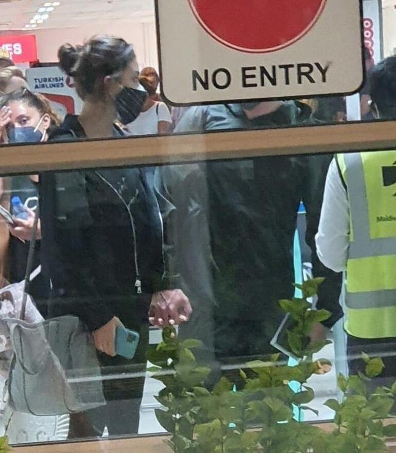 Hande Erçel Ercel Kerem Bürsin Bursin Maldives love holding hands hand in hand el ele tutuşmak aşk