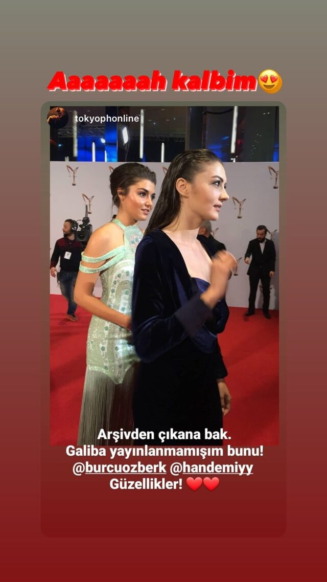 Never-Seen-Before Picture of Hande Erçel and Burcu Özberk