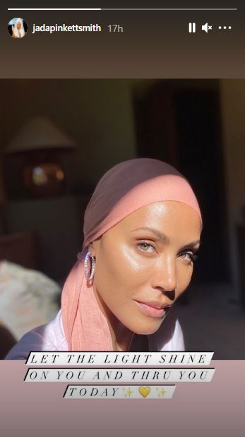 Jada Pinkett Smith hijab morning vibes islam muslim convert