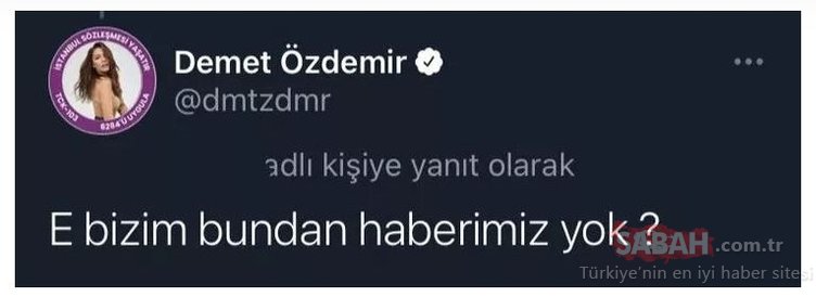 Demet Özdemir tweet ayrılığı Oğuzhan Koç