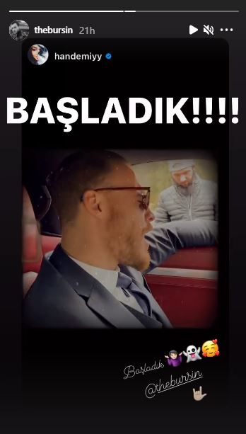 Kerem Bürsin bursin birthday hande ercel Erçel gift hediye Instagram