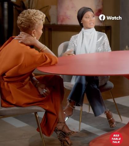 Jada Pinkett Smith opens up about Alcohol Abuse red table talk Muslim Islam convert hijab headscarf