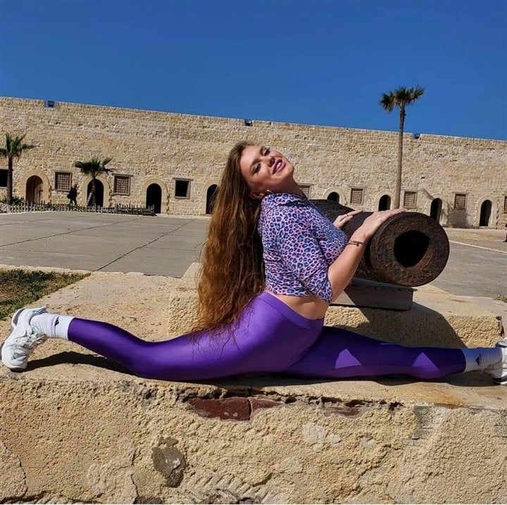 Russian Belly Dancer sexual cannons Citadel of Qaitbay Egypt