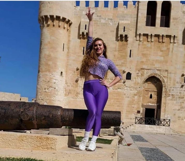 Russian Belly Dancer sexual cannons Citadel of Qaitbay Alexandria