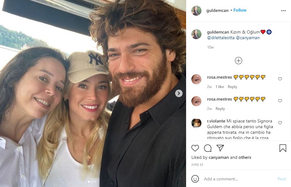 Can Yaman and Diletta Leotta Güldem Yaman