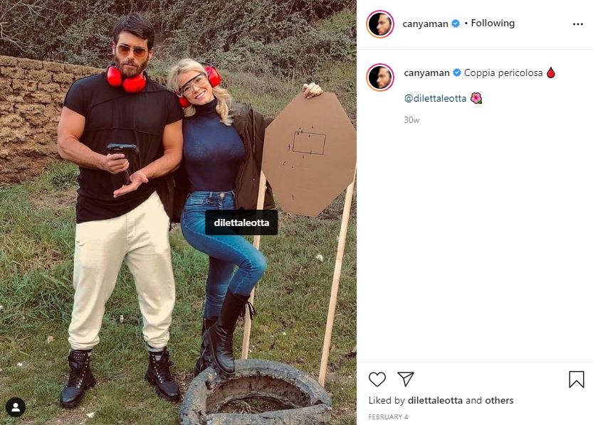 Can Yaman and Diletta Leotta immagini resimler instagram