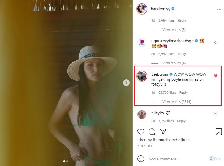 Kerem Bürsin bursin Hande Erçel ercel bikini