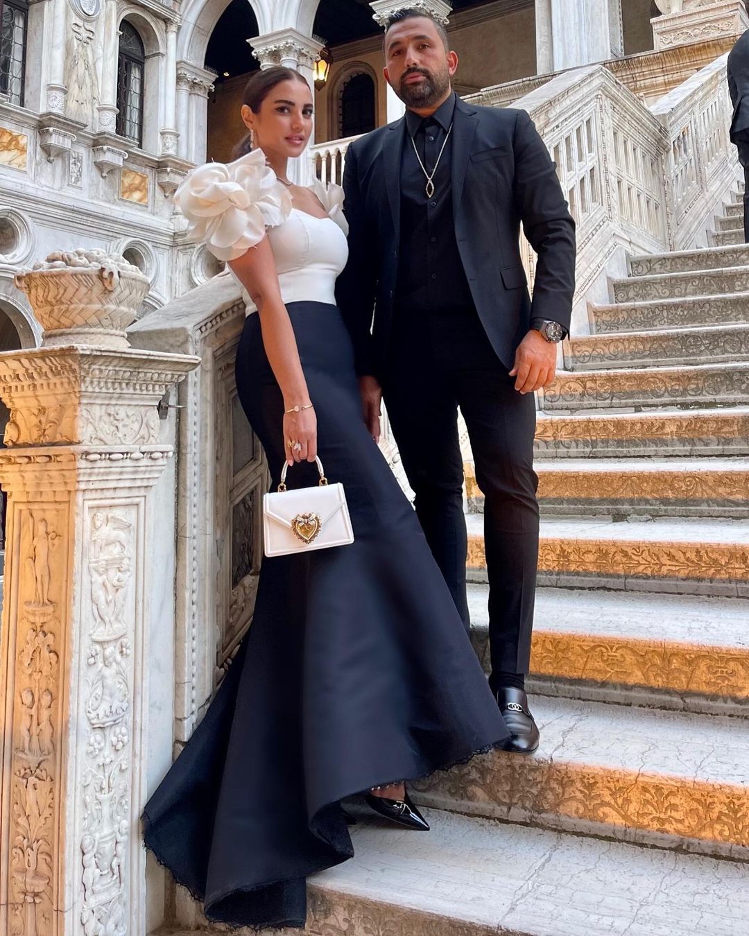 Dorra Zarrouk husband hany saad Dolce & Gabbana Alta Sartoria Fashion Show