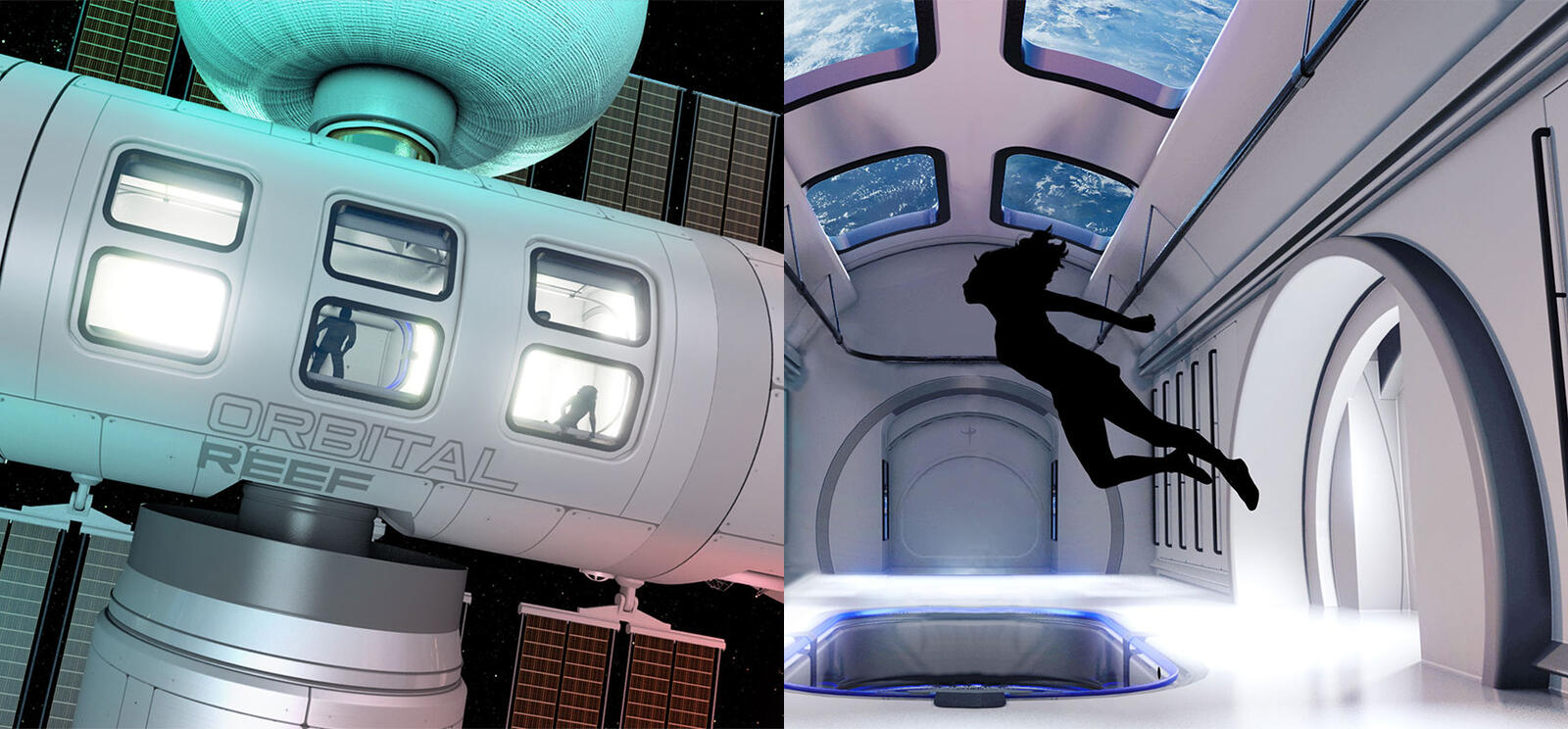 Bezos Blue Origin in space