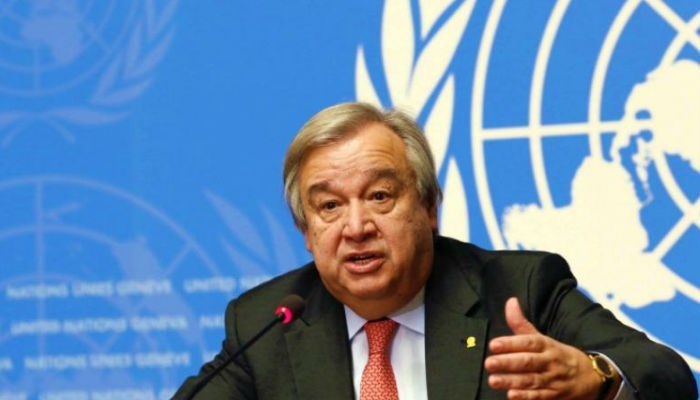 ""الأمين العام للأمم المتحدة أنطونيو غوتيرش