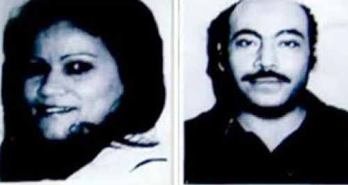 ""انشراح موسى وزوجها ابراهيم شاهين