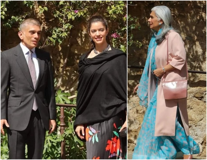 "عائلة الأمير الحسن في حفل زفاف الأميرة ألكسندرا"