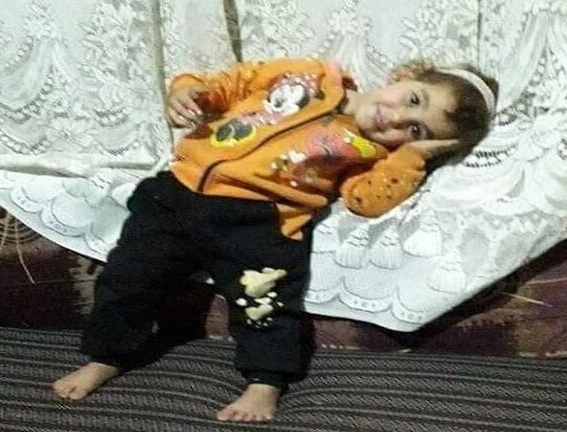 الطفلة الراحلة غصون شوكان