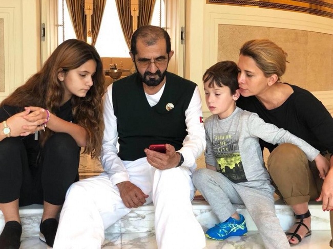 محمد بن راشد والأميرة هيا