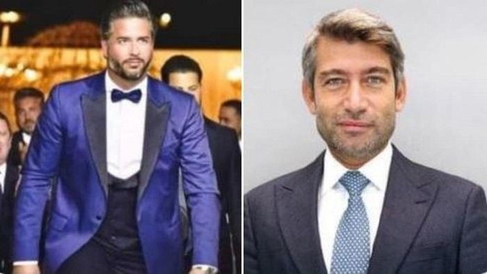 وزيري الاقتصاد أمين سلام والطاقة وليد فياض