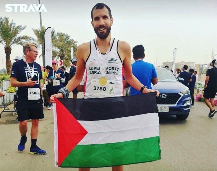 المتسابق الفلسطيني المسيي لـ السعودية