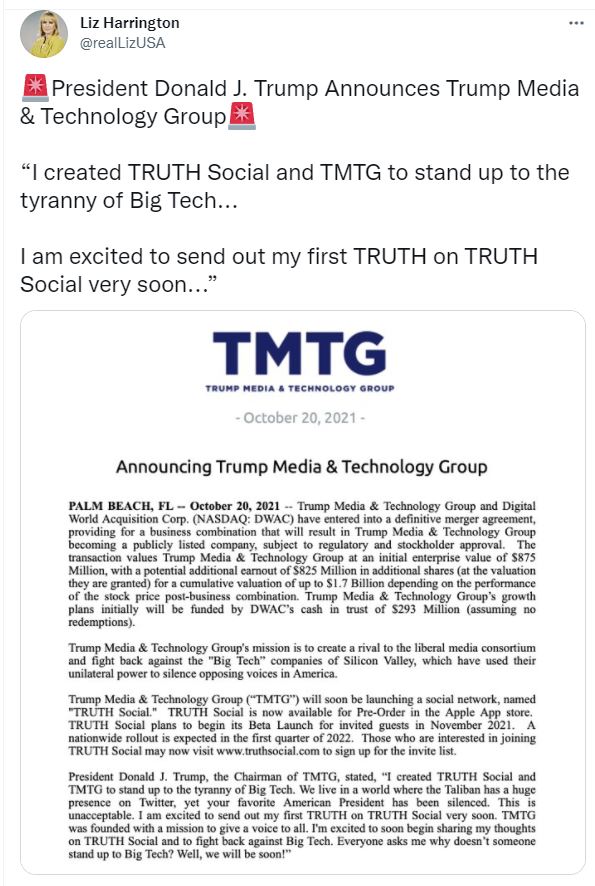 تطبيق  TRUTH Social (تروث سوشيال) 