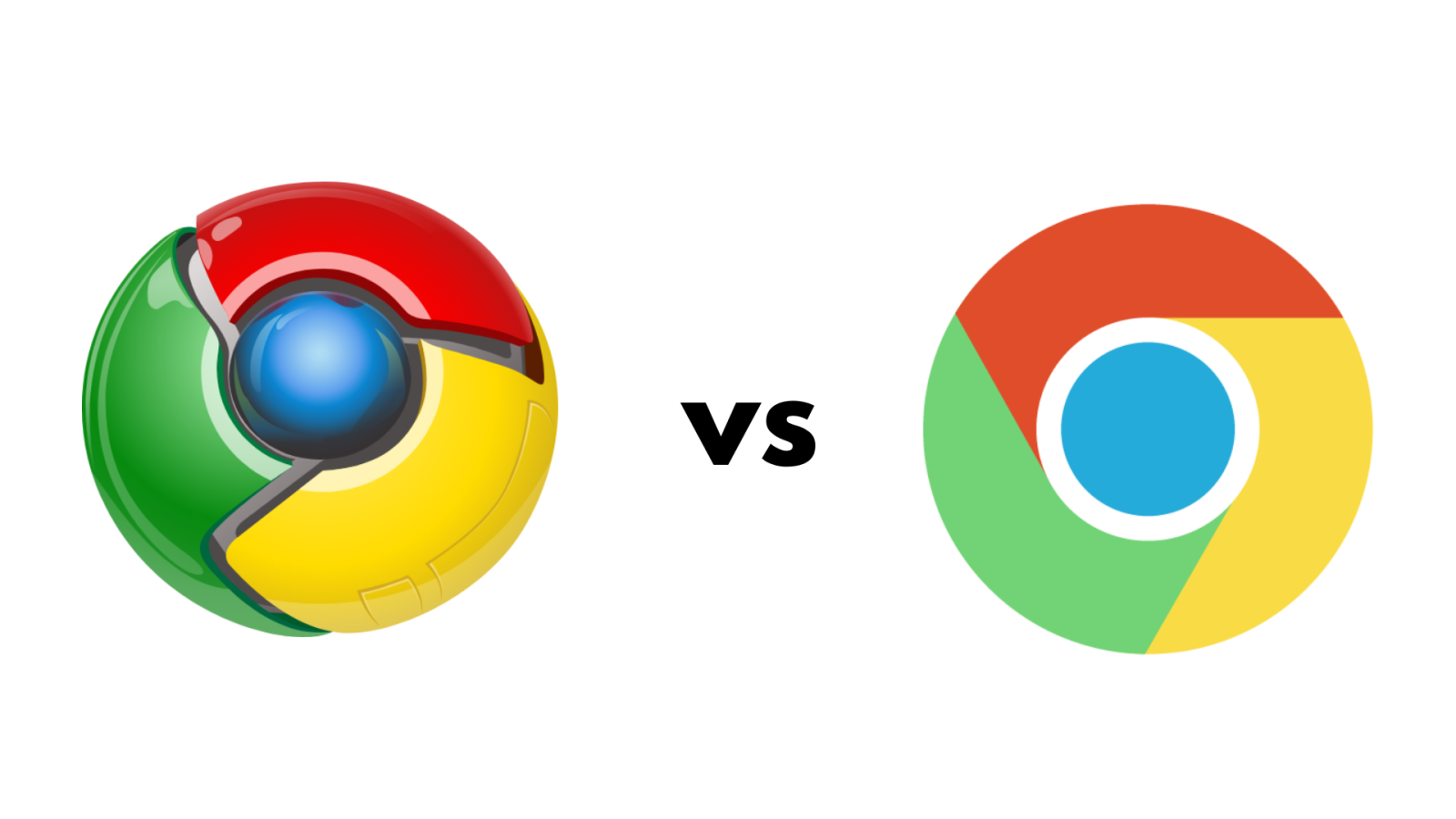 Old vs new logos