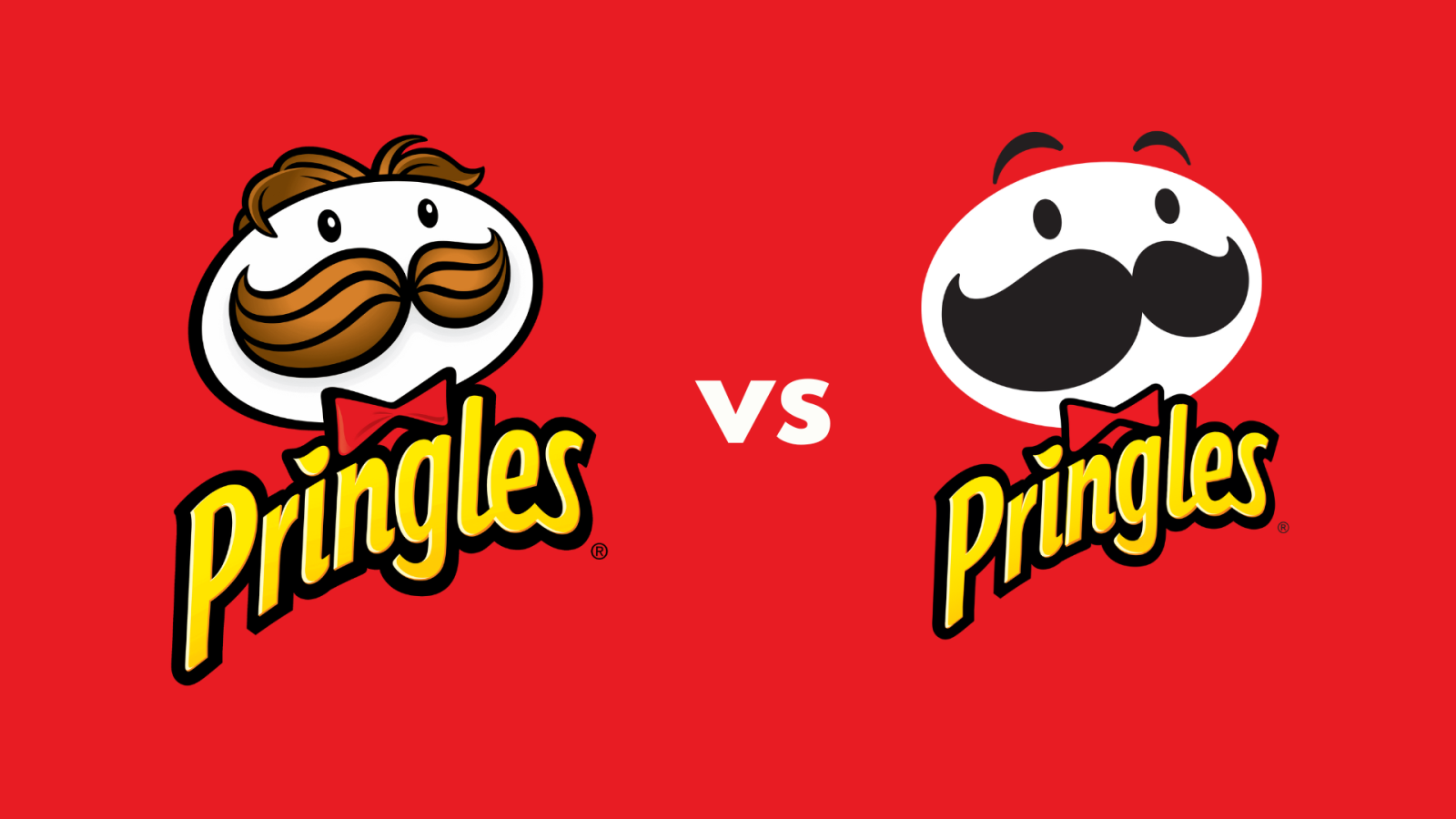 Old vs new logos