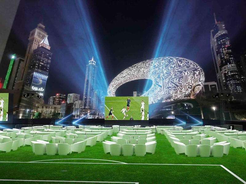 أين يمكنك مشاهدة مباريات كأس العالم 2022 في دبي 