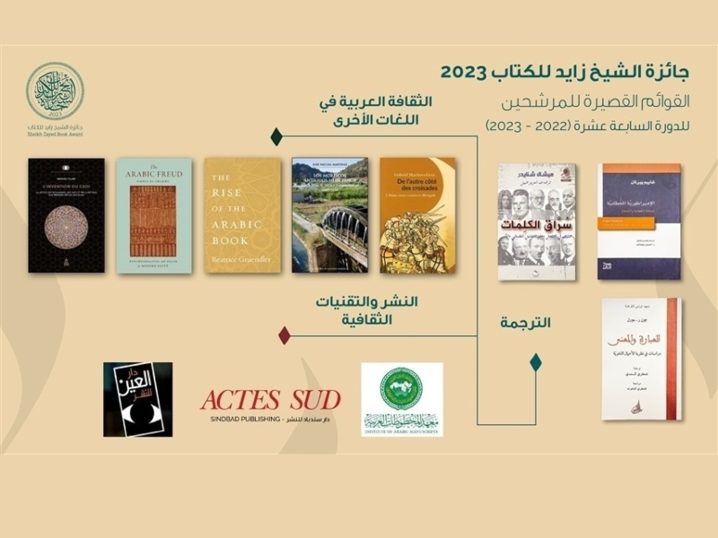 الشيخ زايد للكتاب تعلن القوائم القصيرة