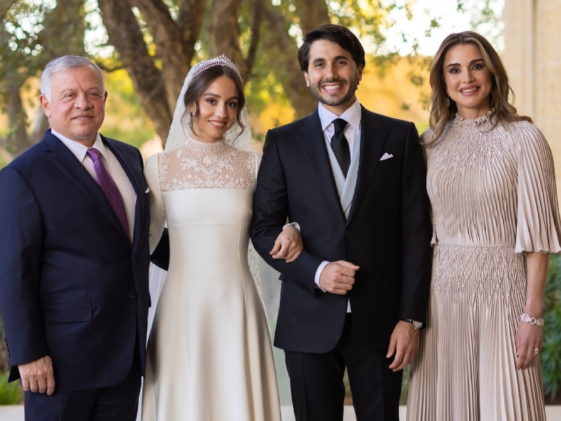 لحظات مميزة في حفل زفاف الأميرة إيمان بنت عبدالله