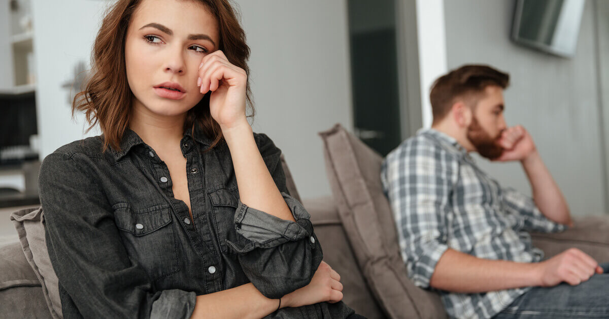 عدم التواصل بين الرجل والمرأة من قِبل الرجل