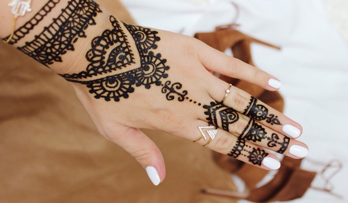 نقش حناء اطفال رمضان