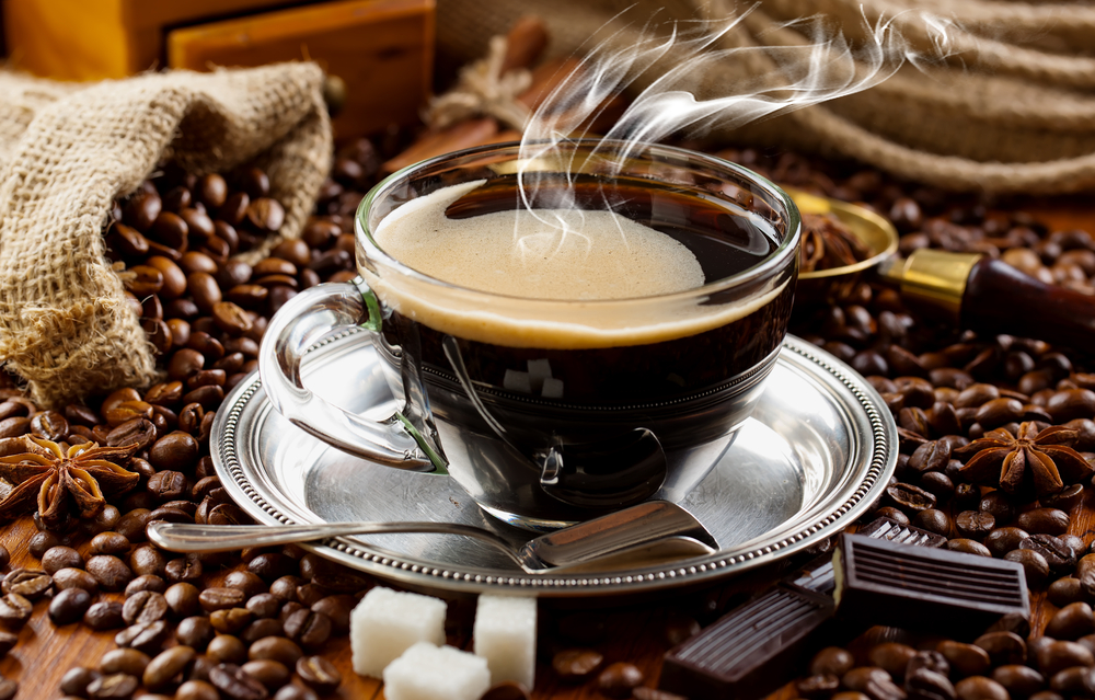 black coffee