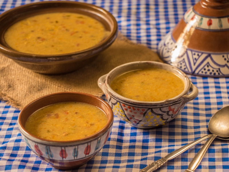 طريقة عمل شوربة الحريرة المغربية الأصلية
