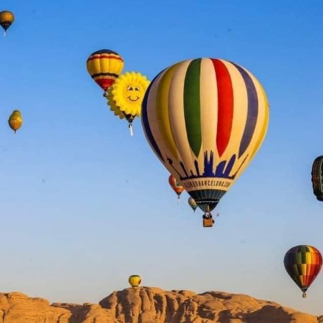 فعاليات مهرجان المناطيد في وادي رم  2021