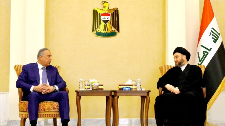 عمار الحكيم يلتقي رئيس الوزراء مصطفى الكاظمي
