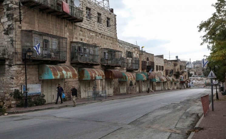 أحد أسواق البلدة القديمة في الخليل