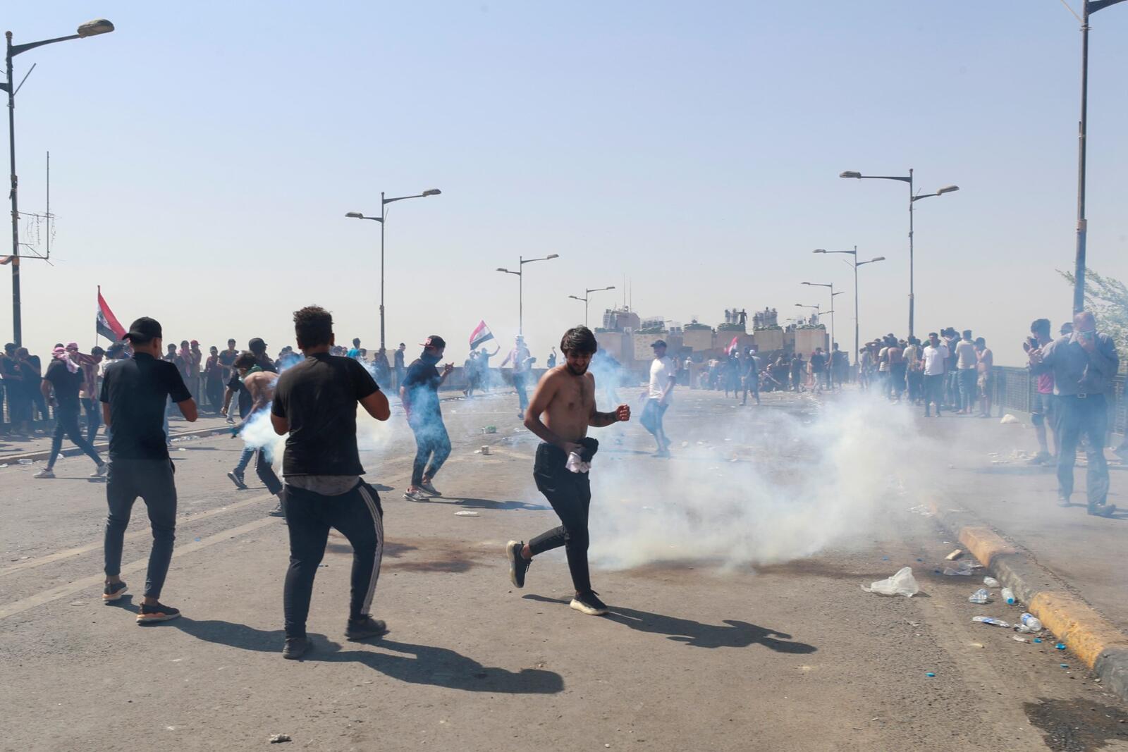 مظاهرات في بغداد