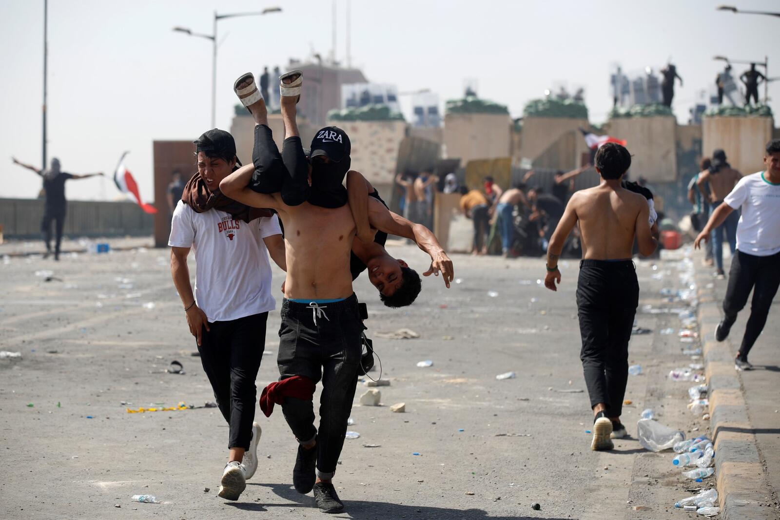 مظاهرات في بغداد