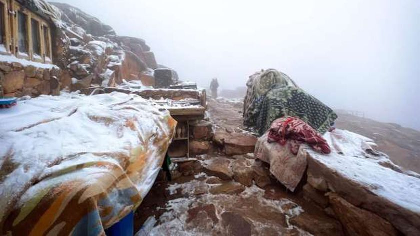 ثلوج في سيناء