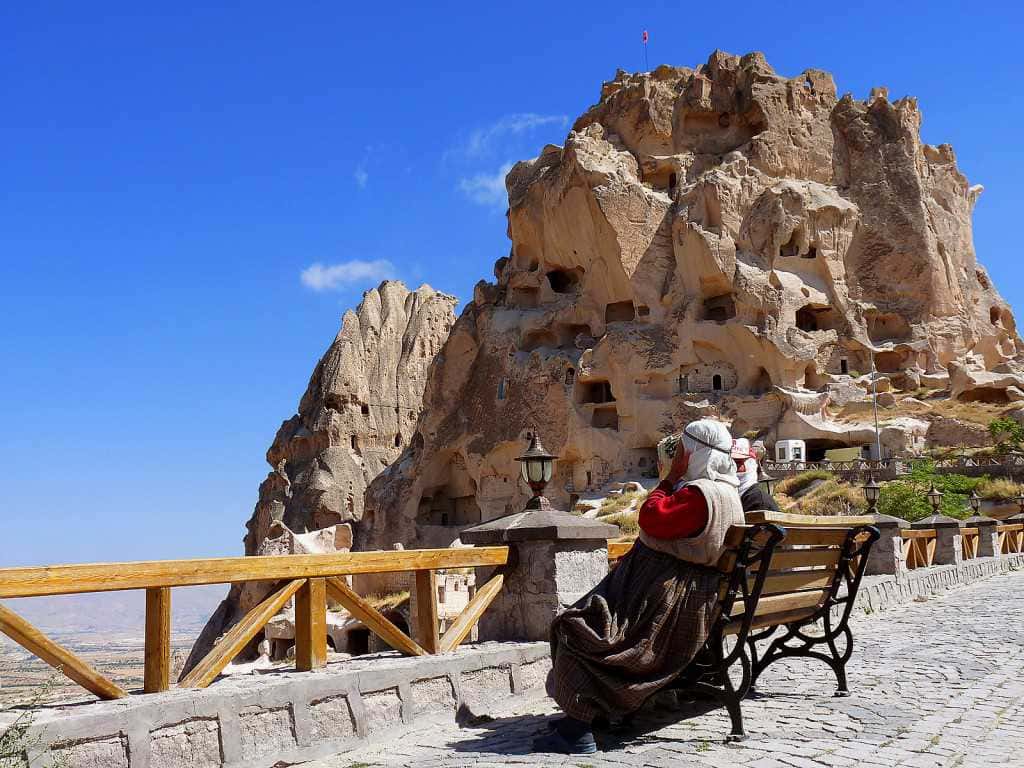 الأنشطة الترفيهية في قلعة اوشيسار في كابادوكيا