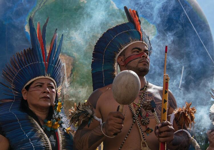 In Pictures: Indigenous People Protest for Rights in Brazil